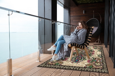 Tuinkleed Klassiek oosterse patroon