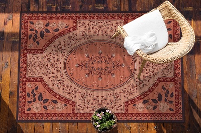 Buitenkleed Bloemkranspatroon