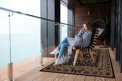 Buiten tapijt Oude textuur