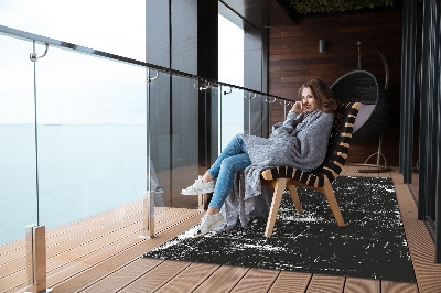 Tuinkleed Zwart bekrast beton