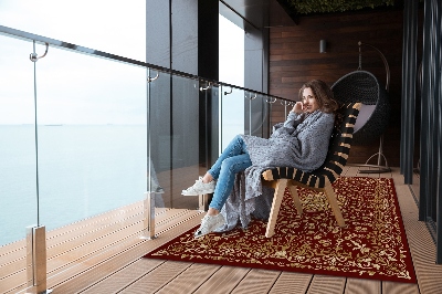 Buiten tapijt Groentepatroon