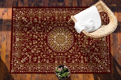 Buiten tapijt Groentepatroon