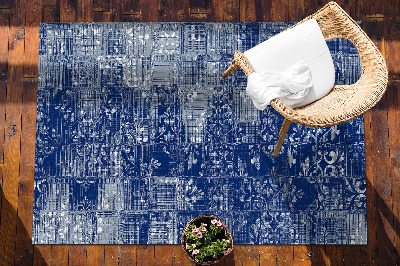 Tuinkleed Chaotische tegels