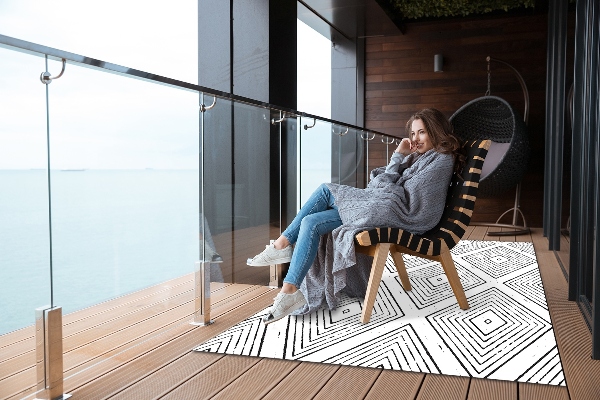 Tuinkleed Geometrische diamanten
