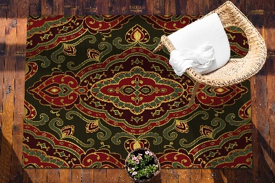 Buiten tapijt Groentepatronen