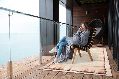 Tuinkleed Roesttextuur