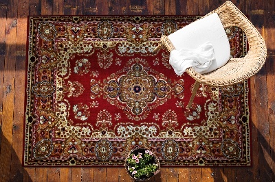Buiten tapijt Mooie details van het perzische ontwerp