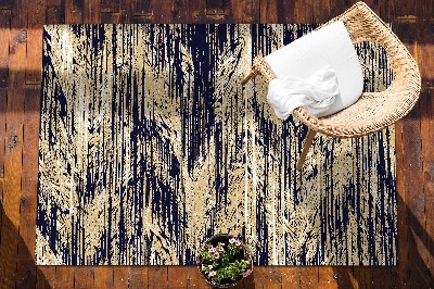 Buitenkleed Gele retro -riemen