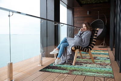 Tuinkleed Kleurrijke boards