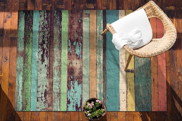 Tuinkleed Kleurrijke boards