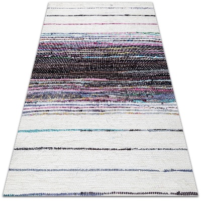 Buiten tapijt Kleurrijke strepen