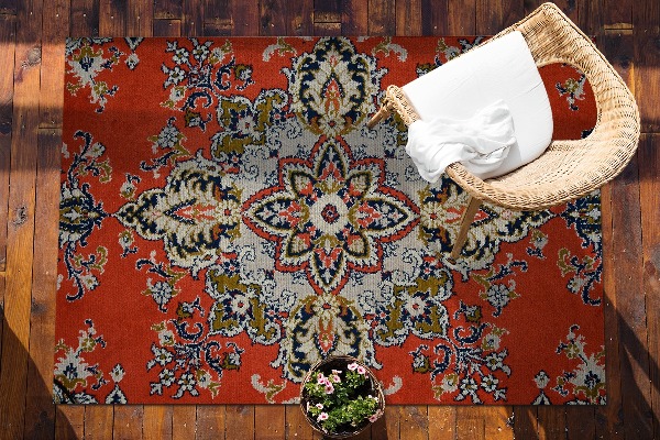 Buiten tapijt Retro eastern style