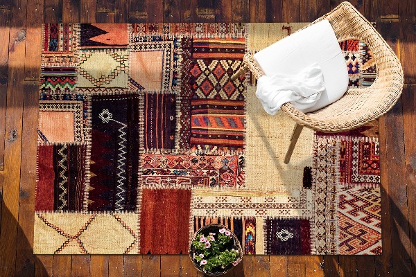Buitenkleed Abstract patchwork