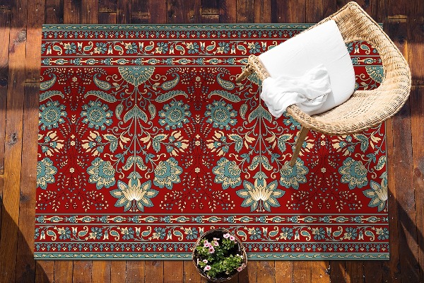 Tuinkleed Paisley bloemen