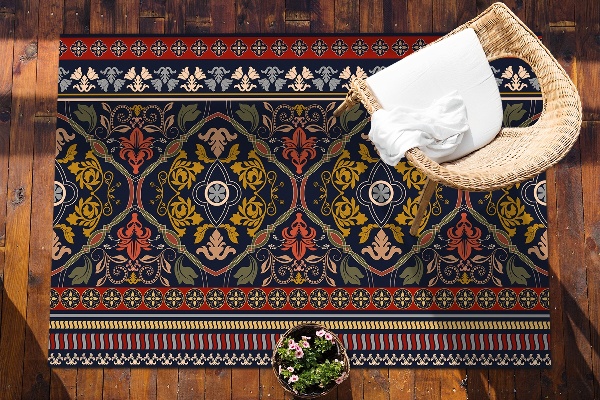 Tuinkleed Floral boho -patroon