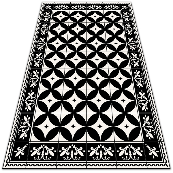 Tuinkleed Cirkels in tegels