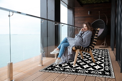 Tuinkleed Cirkels in tegels