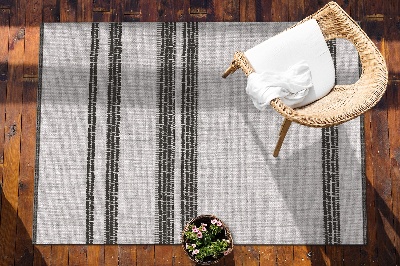 Tuinkleed Grijze lijnen