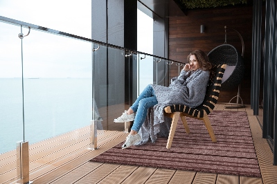 Buiten tapijt Bruine riemen