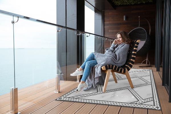 Tuinkleed Decoratieve marmeren tegels
