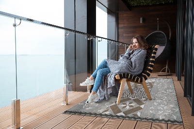 Buiten tapijt Decoratieve tegels