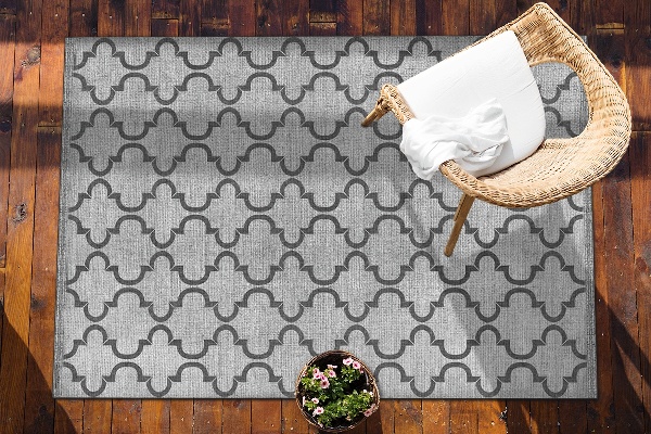 Buitenkleed Oosters geometrisch patroon