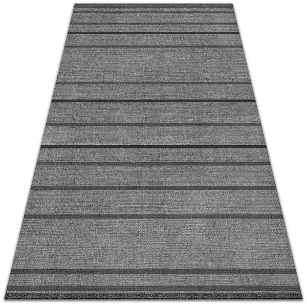 Buiten tapijt Grijze strepen