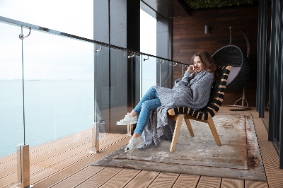 Buiten tapijt Roestig blad