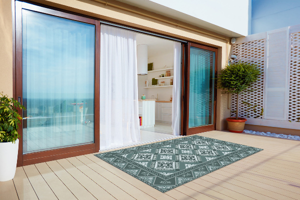 Tuinkleed Geometrie en ornamenten