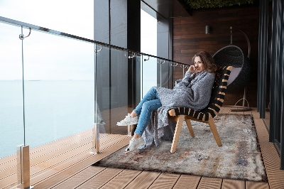 Buiten tapijt Roestblad