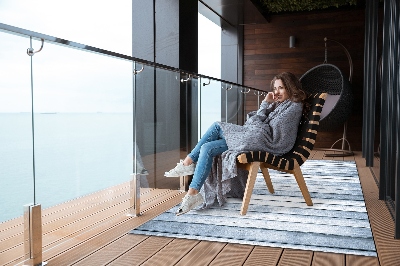 Buiten tapijt Zilveren planken