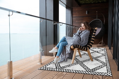 Tuinkleed Marmeren patroon