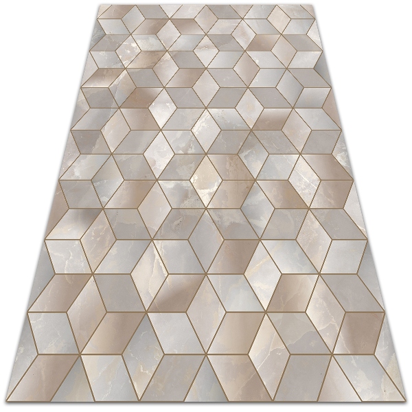 Buiten tapijt Bruine blokjes