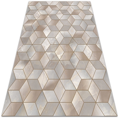 Buiten tapijt Bruine blokjes