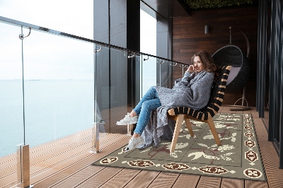 Tuinkleed Magnolia -tegels