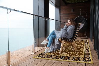 Buiten tapijt Oosterse turks patroon