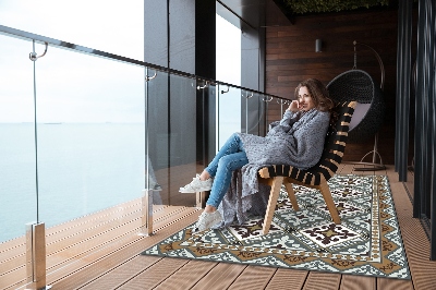 Tuinkleed Geometrische bloemen