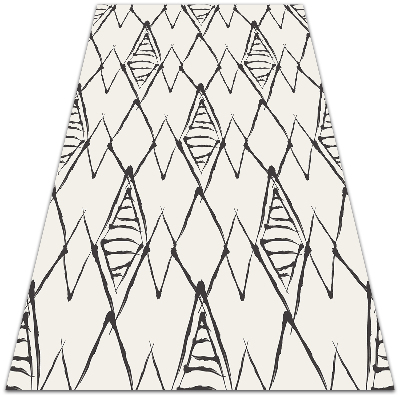 Buiten tapijt Mountain peaks -patroon