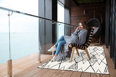 Buiten tapijt Mountain peaks -patroon