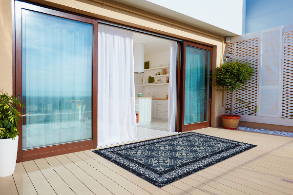 Buitenkleed Marineblauw talavera