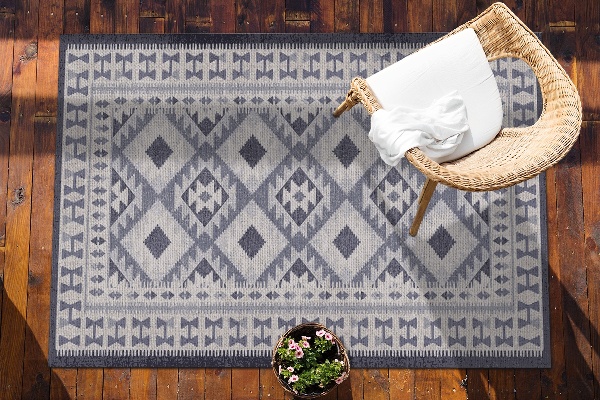 Buiten tapijt Retro stijl