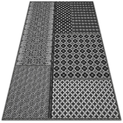 Buiten tapijt Aztec -stijl