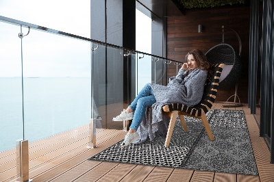 Buiten tapijt Mix van verschillende ontwerpen