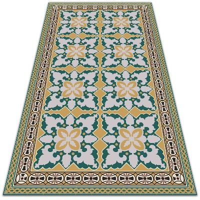 Buiten tapijt Boho -stijl