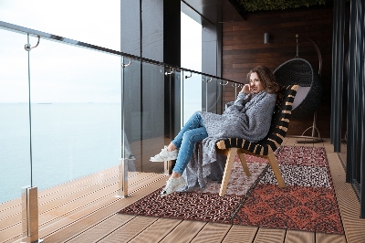 Buiten tapijt Een mix van stijlen