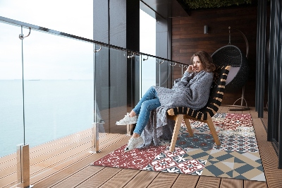 Buiten tapijt Verschillende ontwerpen