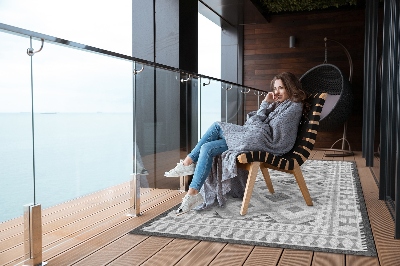 Tuinkleed Grijze diamanten