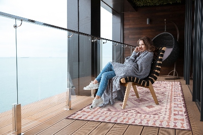 Tuinkleed Lichtroze diamanten