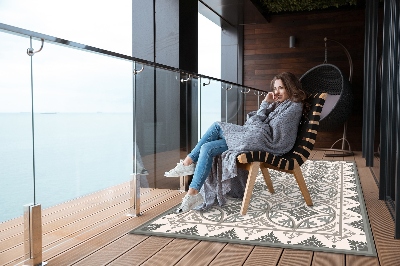 Buitenkleed Retro cirkel