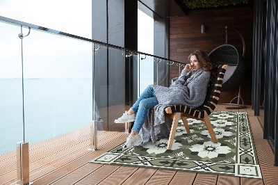 Buitenkleed Betegelde geometrisch patroon